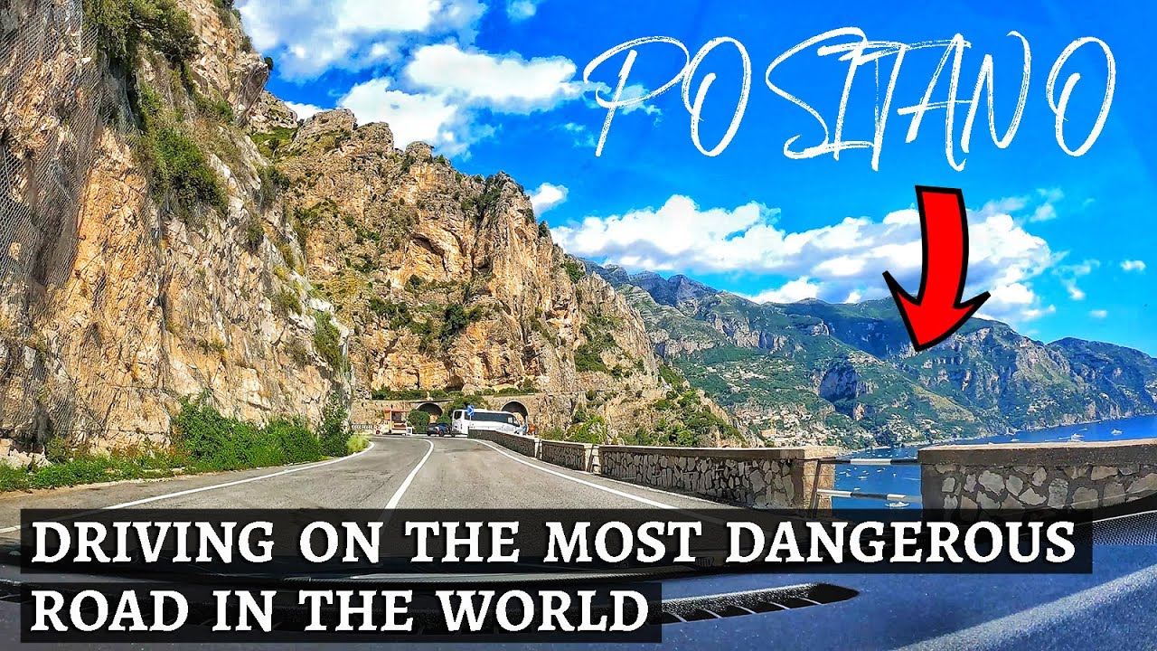 From SORRENTO to POSITANO -  FULL DRIVE! Driving on Amalfi Coast in September of 2022 🇮🇹