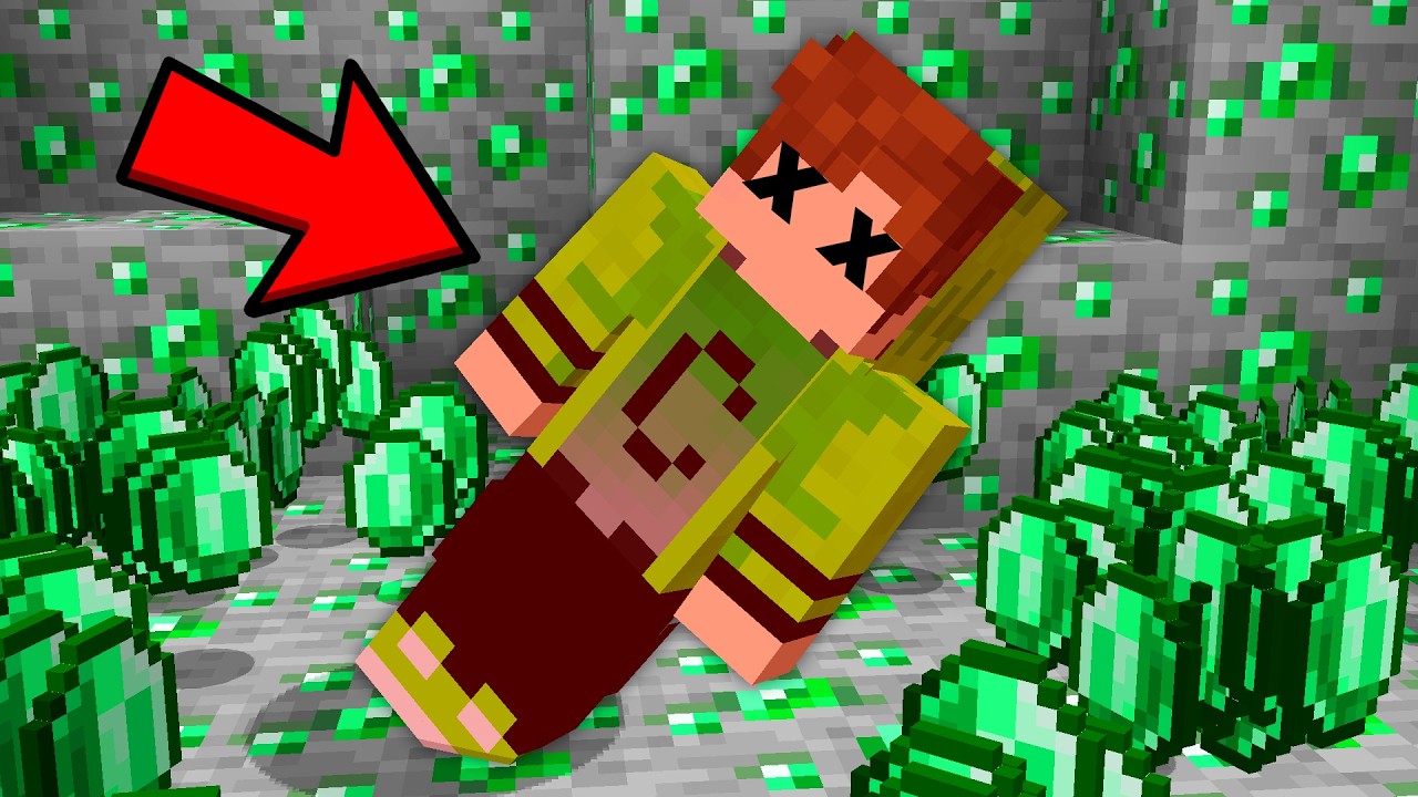 Я НЕ МОГУ ПРИКАСАТЬСЯ К ЗЕЛЁНОМУ ЦВЕТУ в Minecraft!