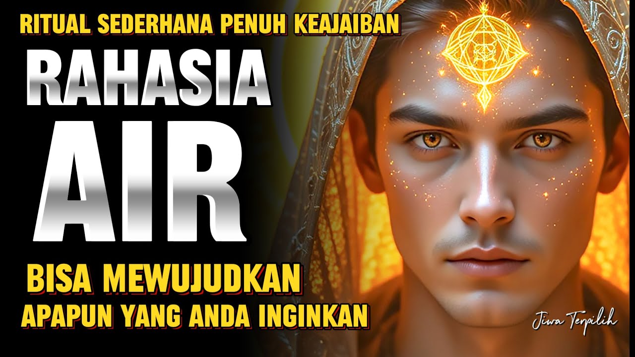RAHASIA JIWA TERPILIH✨ CARA MENGISI AIR DENGAN ENERGI POSITIF & KEAJAIBAN | KEINGINAN JADI NYATA 💫🌊