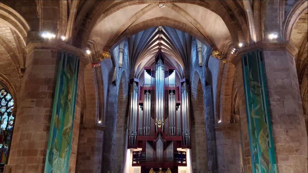 Four Grand Churches in Edinburgh, Scotland