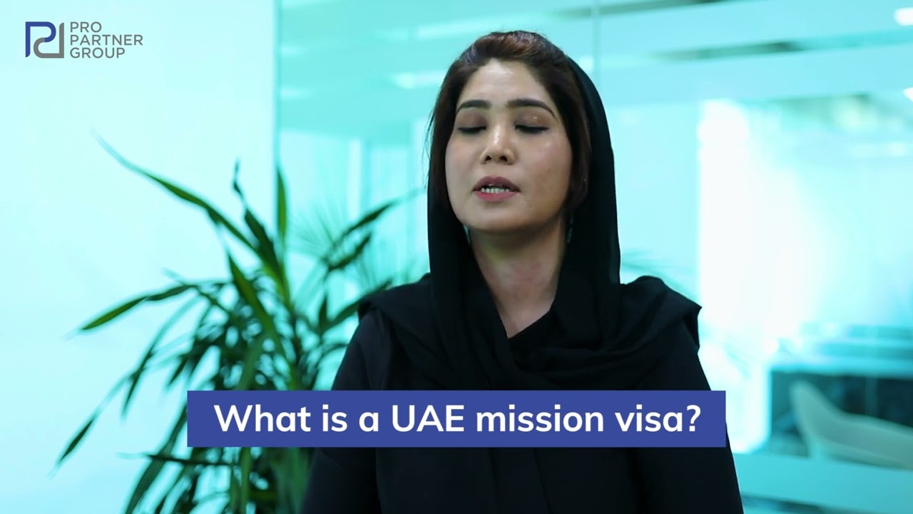 What is a UAE mission visa?