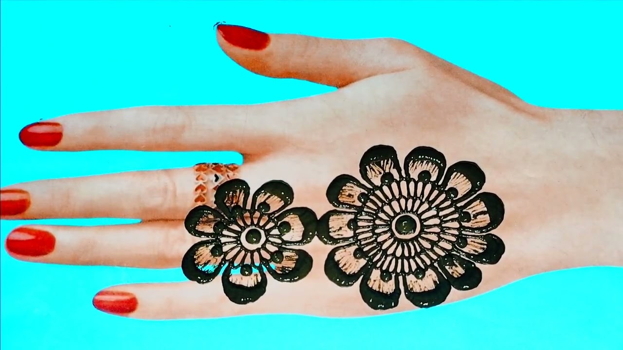 Simple and unique style mehndi design latest trending mehandi design