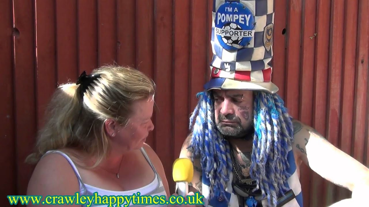 Pompey John Westwood speaks to Shelley
