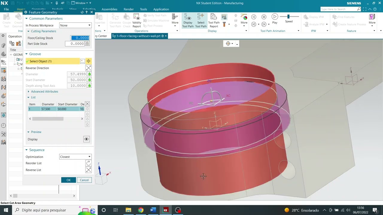 Radial Groove Milling