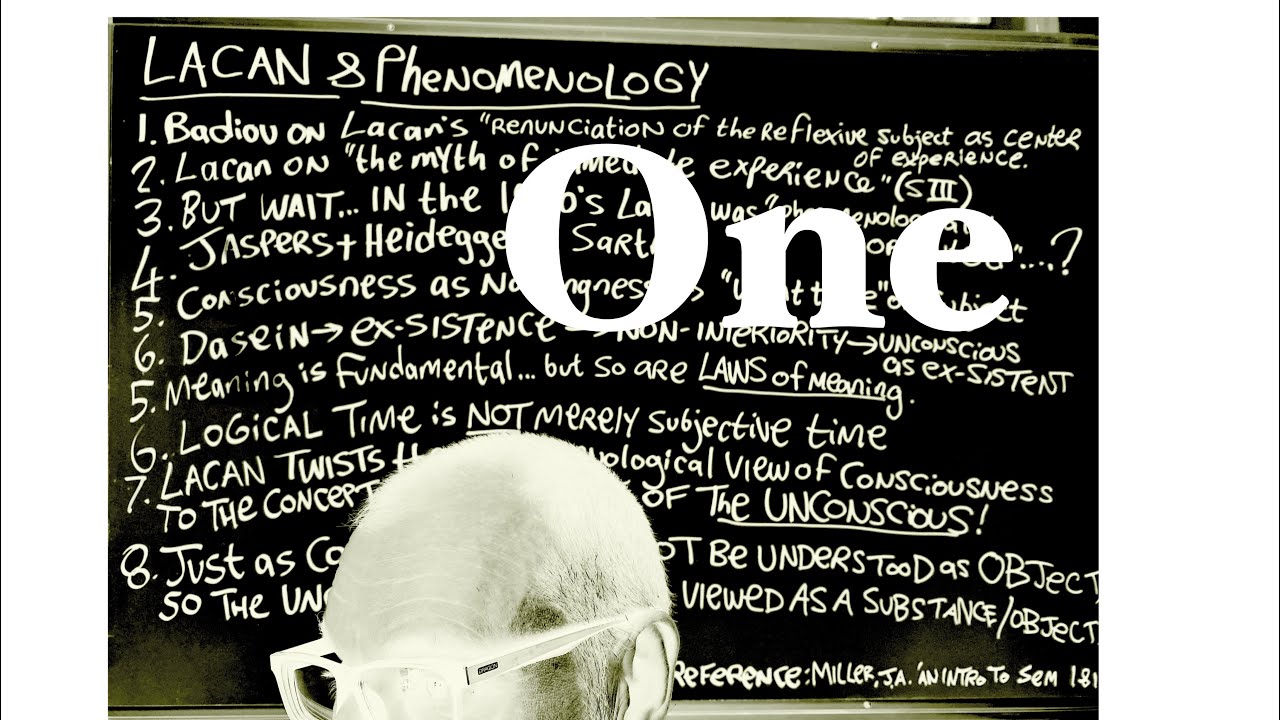 Lacan and Phenomenology (1): Lacan as 
