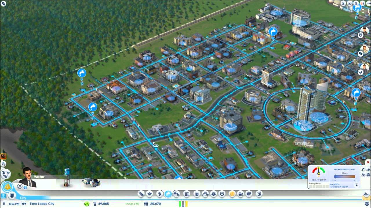 Sim City 5 Time-Lapse