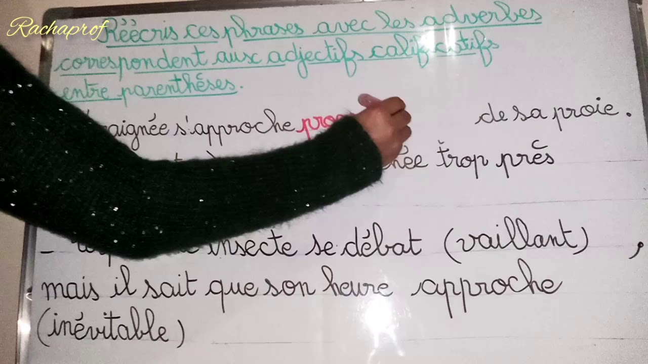 Les adverbes