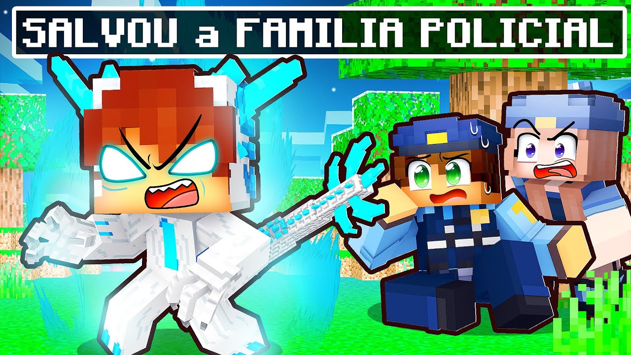O BEBÊ SHIMO SALVOU a FAMÍLIA POLICIAL no Minecraft