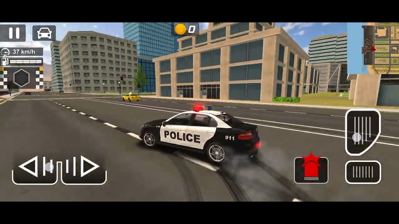 Police car chase simulator -3D Real cop cars Driving Multi -Storey - Android Games Play 