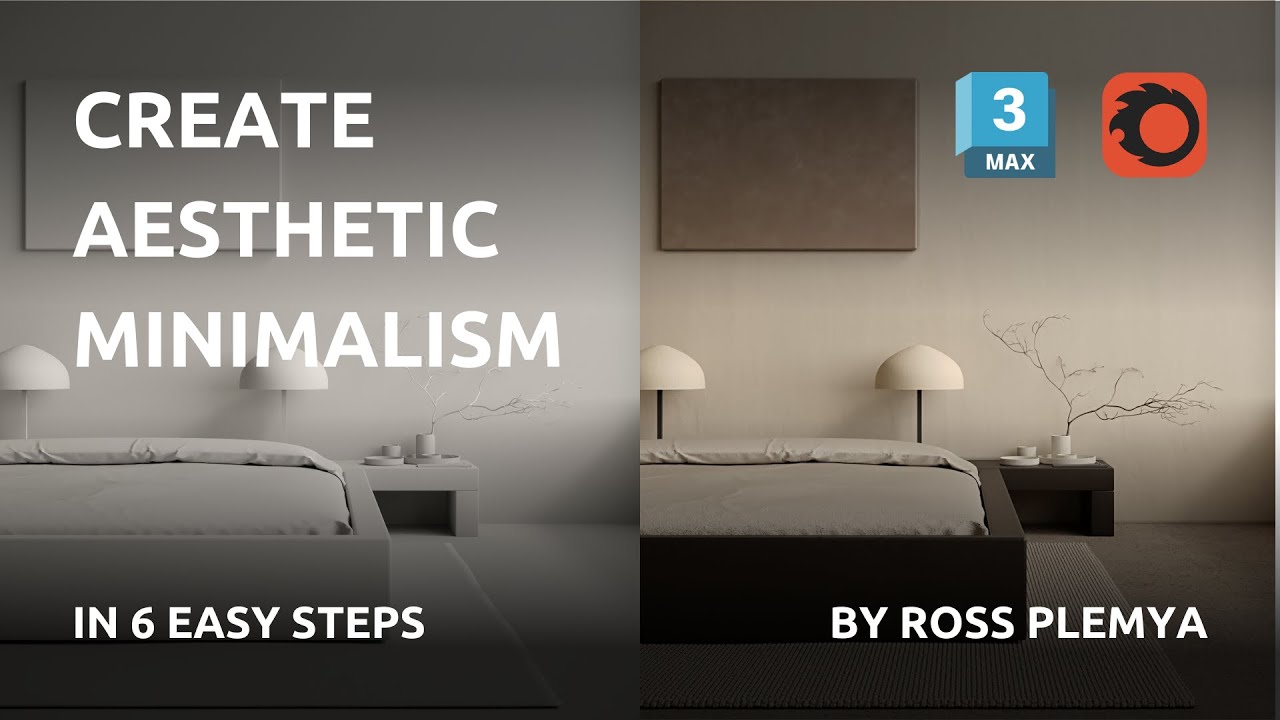 6 steps for REALISTIC INTERIOR in 3Ds Max + Corona Render (From Start To FInish)