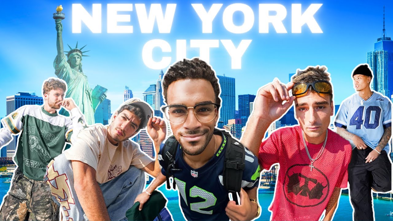 EXPLORING TIMES SQUARE NEW YORK w/ Austin, Charlie, Zak & Zac