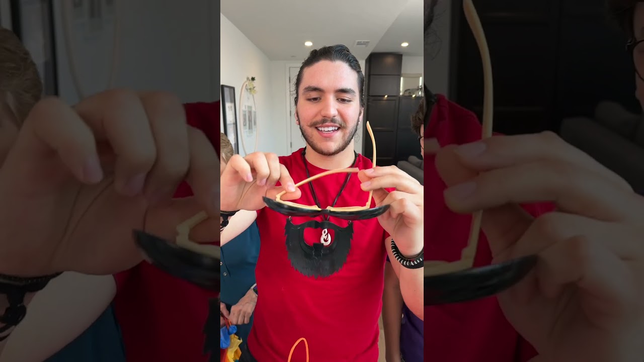 Sticky Hoop Challenge with the Fam! 