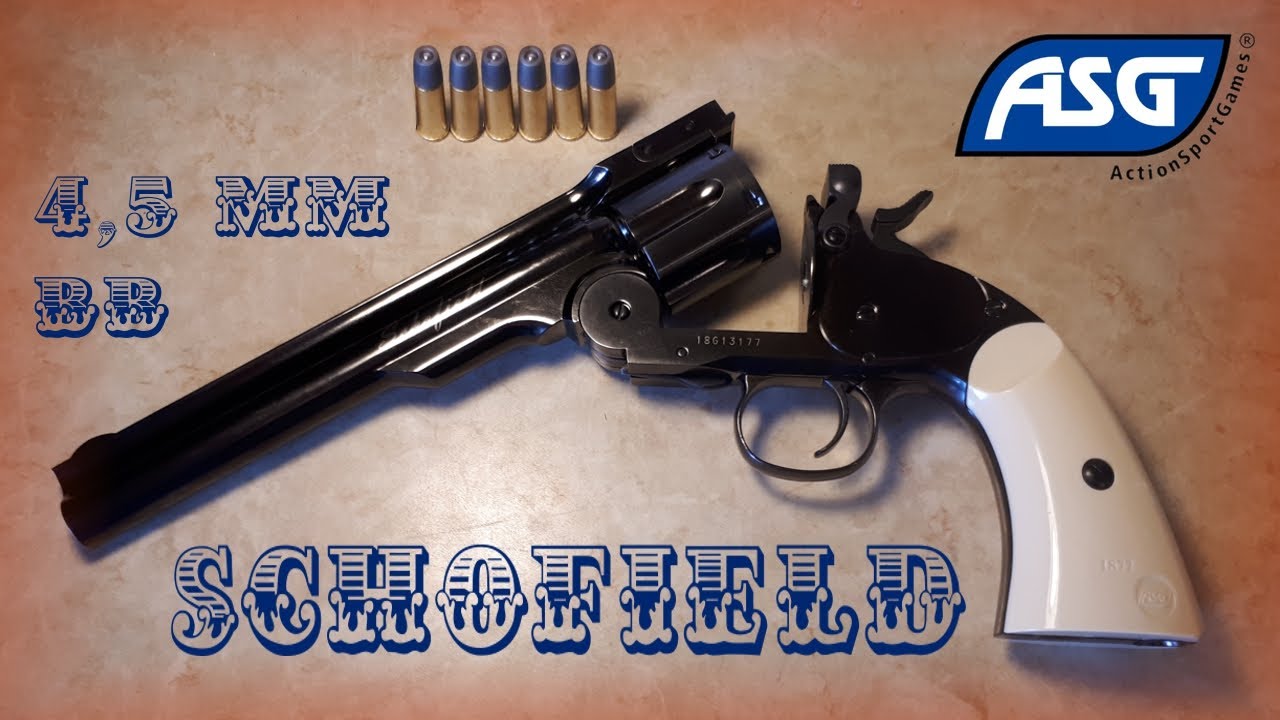Обзор пневматического револьвера ASG Schofield 6