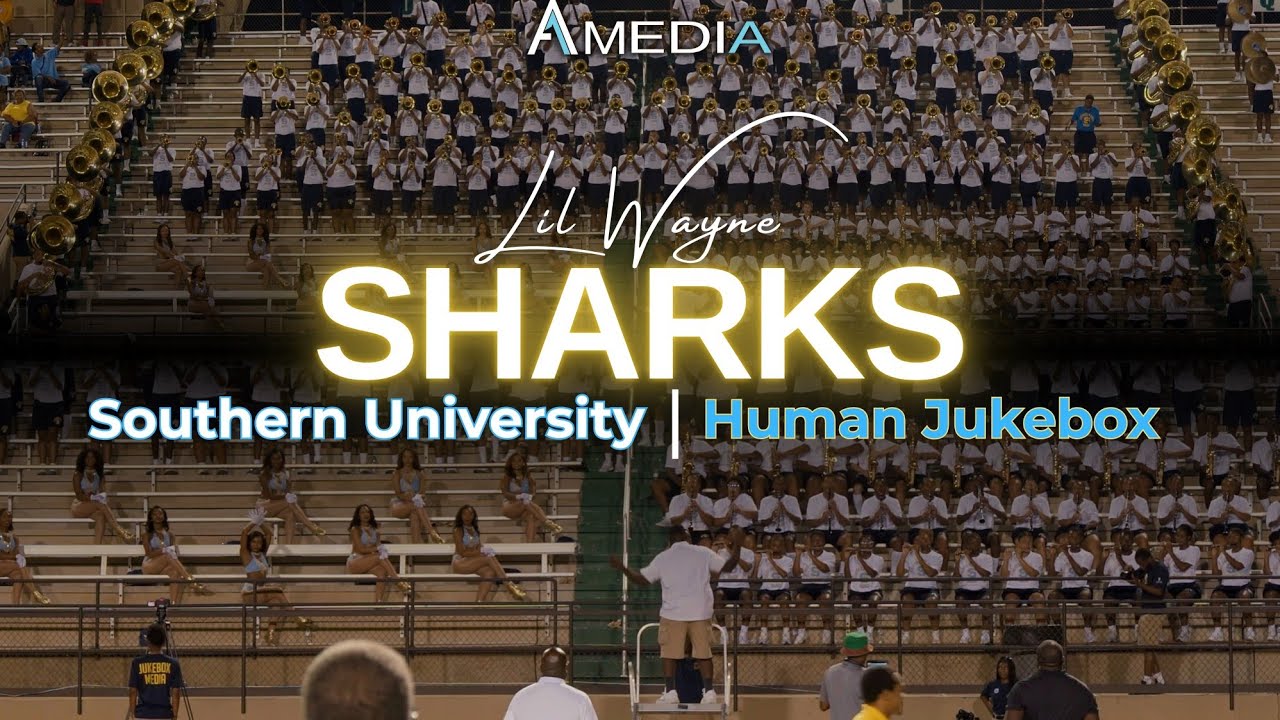 Southern University "Human Jukebox" - Sharks (Lil Wayne) | Fall 2025 vs MVSU | 4K 🔥🎥🎬‼️