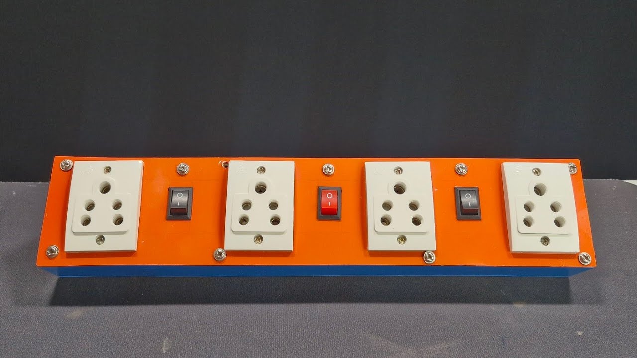 Market Jaisa Extension Board Ghar Par Banaya 🔥 | Low Cost DIY | Electrical Project