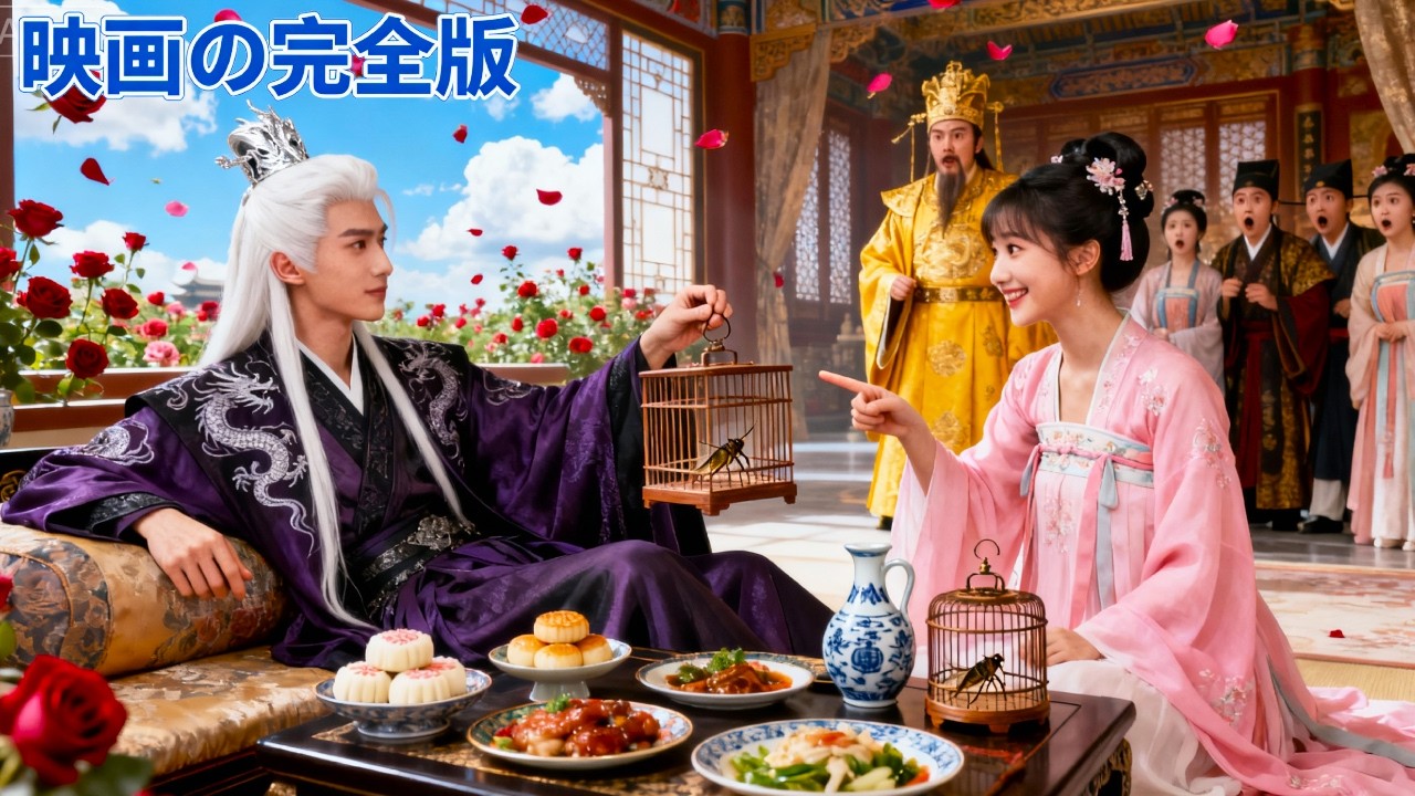 【日本語吹き替え】放蕩王子がコオロギ合戦に夢中になっている時、姫が意外にも彼を指さし「あなたを選ぶ」と宣言した。その後、姫は彼を帝王へと導き、富と幸運をもたらした！#中国ドラマ#恋愛#人気短編ドラマ