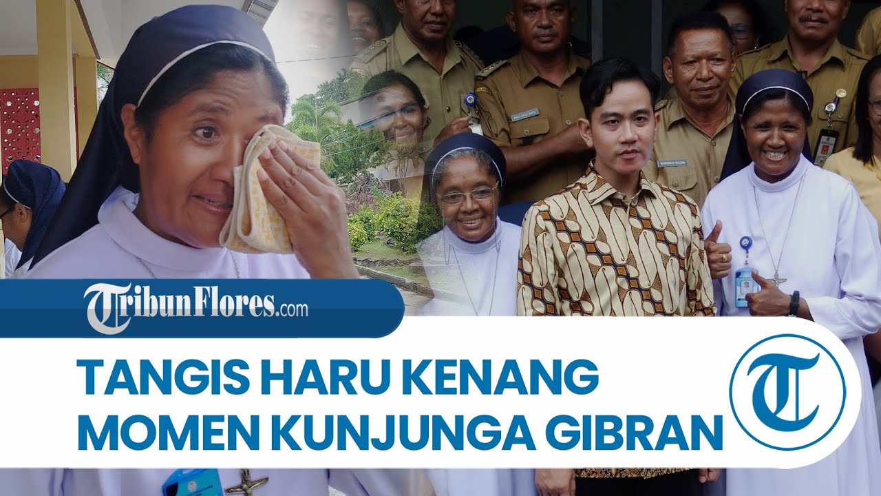 Suster Marselina Menangis Haru Ceritakan Kunjungan Wapres Gibran di SMASK Bhaktyarsa Maumere NTT