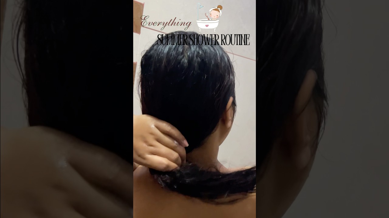 My Morning Summer Shower Routine 🛀🧼 