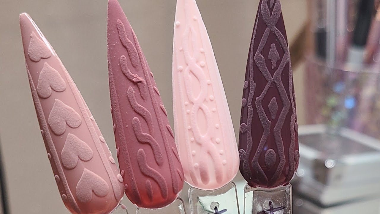 Как сделать дизайн ногтей в стиле свитера 💅