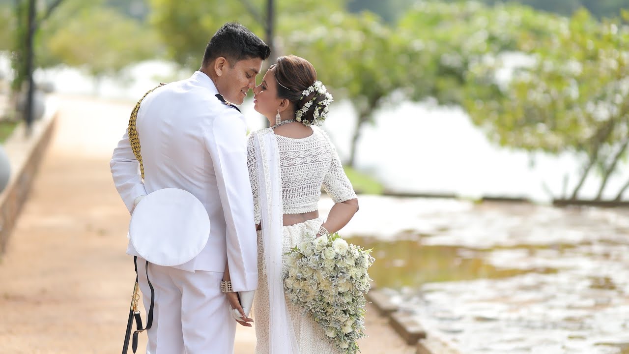 Our wedding moments  (Medhani ❤️ Dinesh) Naval wedding #Navywedding #srilankawedding #navalweddings