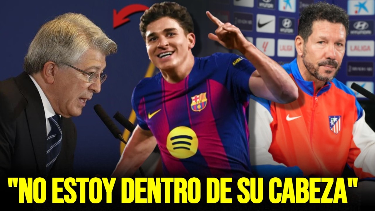 💥Directiva del ATLÉTICO DE MADRID rompe el silencio sobre rumor de JULIÁN ÁLVAREZ al BARCELONA