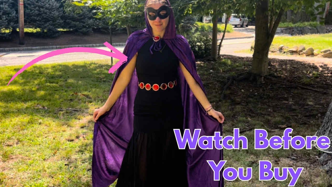 Need a Fast Halloween Costume? Raven Cloak Set Review