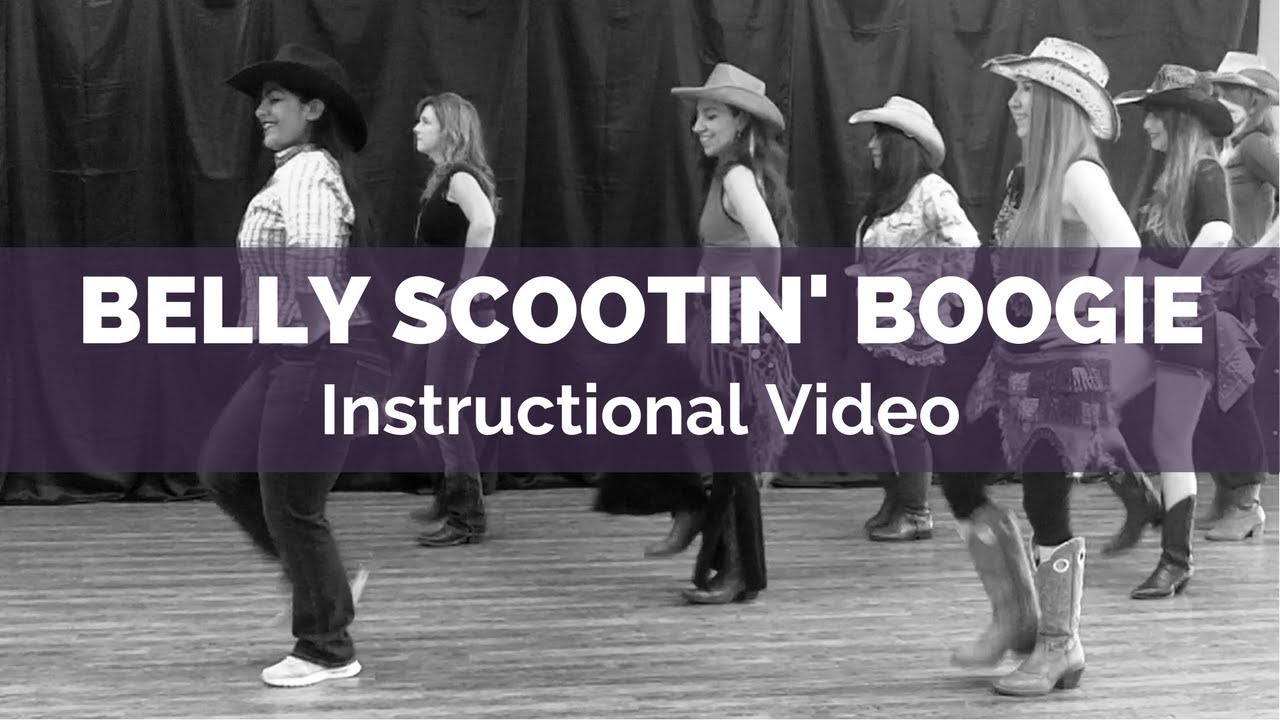 Belly Scootin' Boogie: Belly Dance Inspired Line Dance Instructional Video