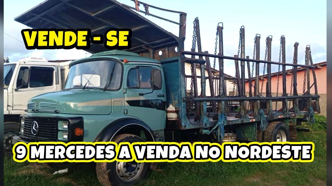 SÓ MERCEDES 9 CAMINHÕES A VENDA TODOS DO NORDESTE MARÇO 2026 TEM OS DETALHES NO VÍDEO