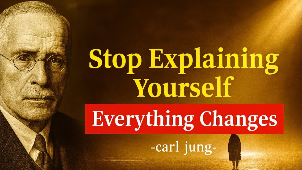 Stop explaining Yourself! Carl Jung 