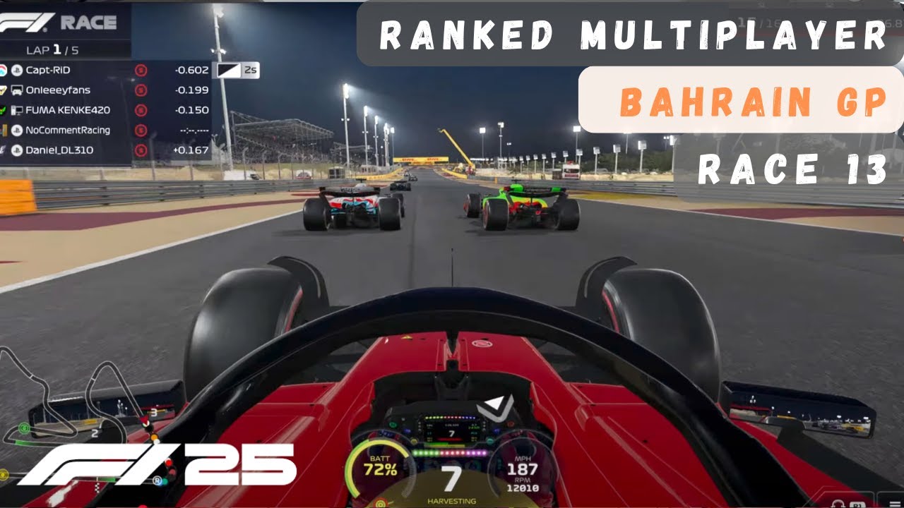 F1 25 - Ranked Multiplayer @ Bahrain GP | Race 13