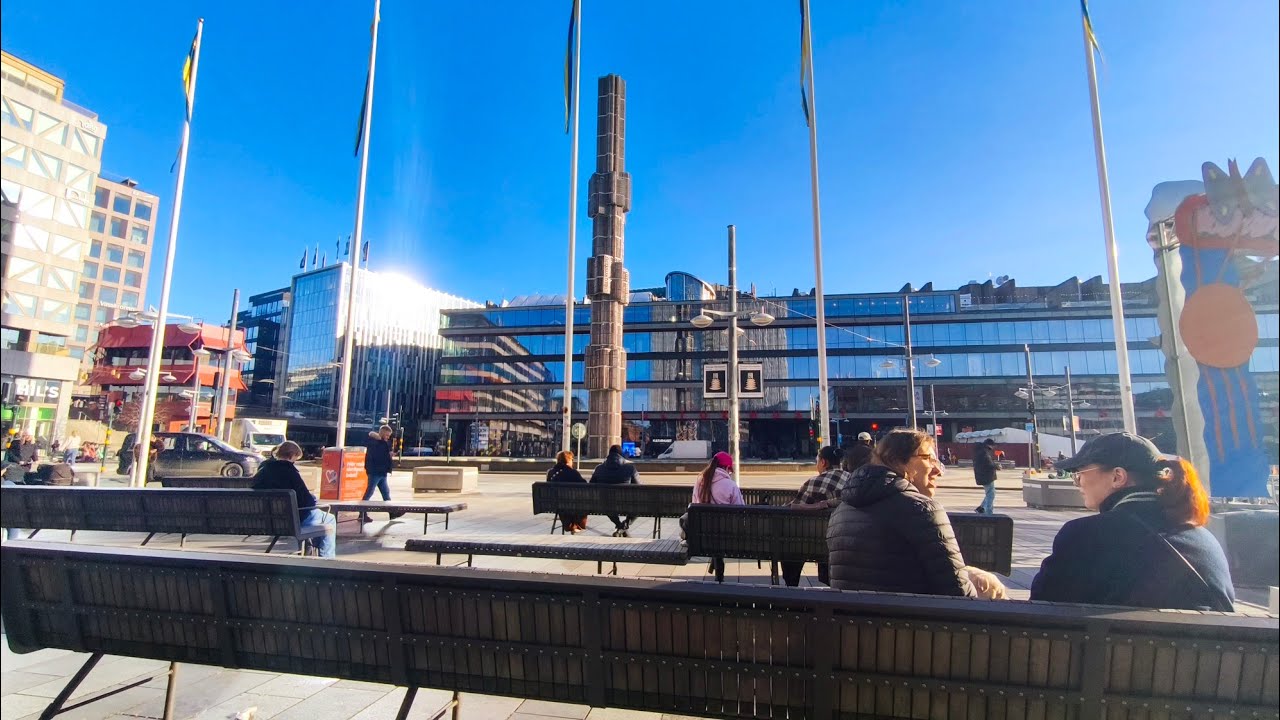 Stockholm Sweden Walking Tour | City Walk and Street Sounds/4kwalk