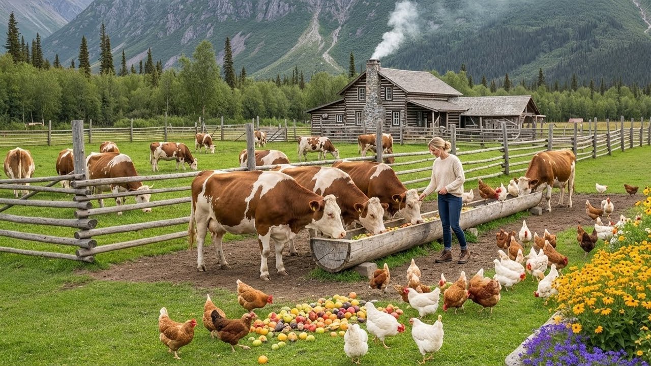 Countryside Garden - This Great Way For Girls To Grow And Harvest Potatoes - Relaxing Farm Fresh