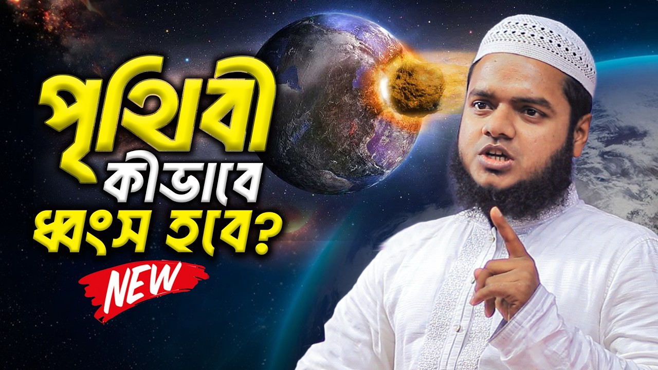 যেভাবে পৃথিবী ধ্বংস হবে❓ abdullah bin abdur razzak new waz | islam peace media