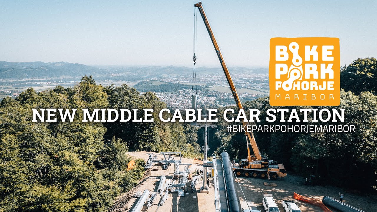Middle station action - behind the scenes! I Bike park Pohorje Maribor