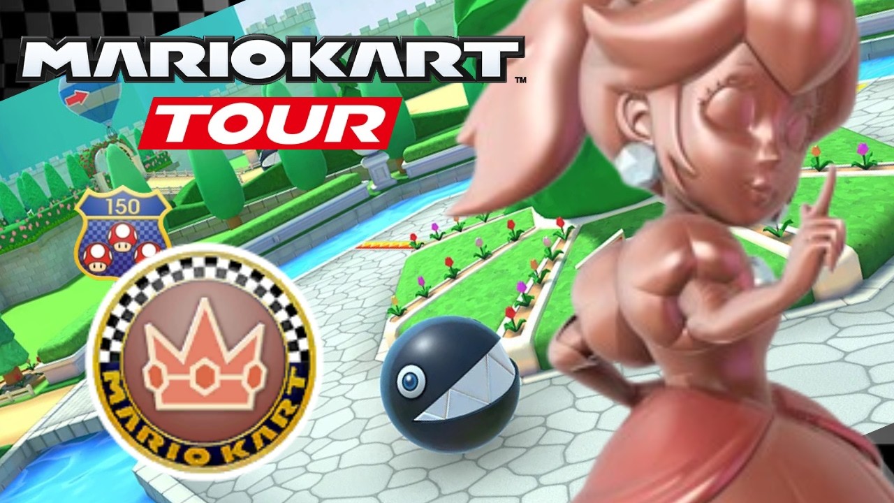 Mario Kart Tour Doctor Tour Pink Gold Peach Cup Gameplay