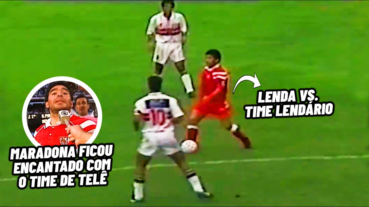 O DIA QUE MARADONA ENFRENTOU O SÃO PAULO CAMPEÃO DO MUNDO