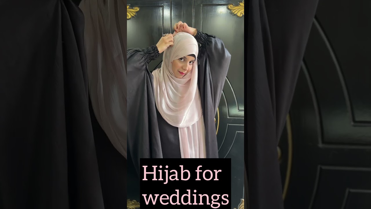 Hijab tutorial for wedding || #hijabstyle #viral #hijab style