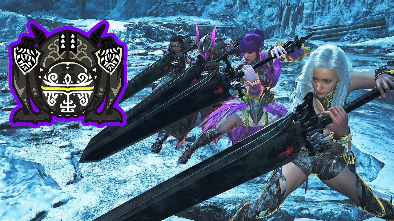 【MHWilds】暗黒ブラックナイト大剣が4人揃うと【モンハンワイルズ】