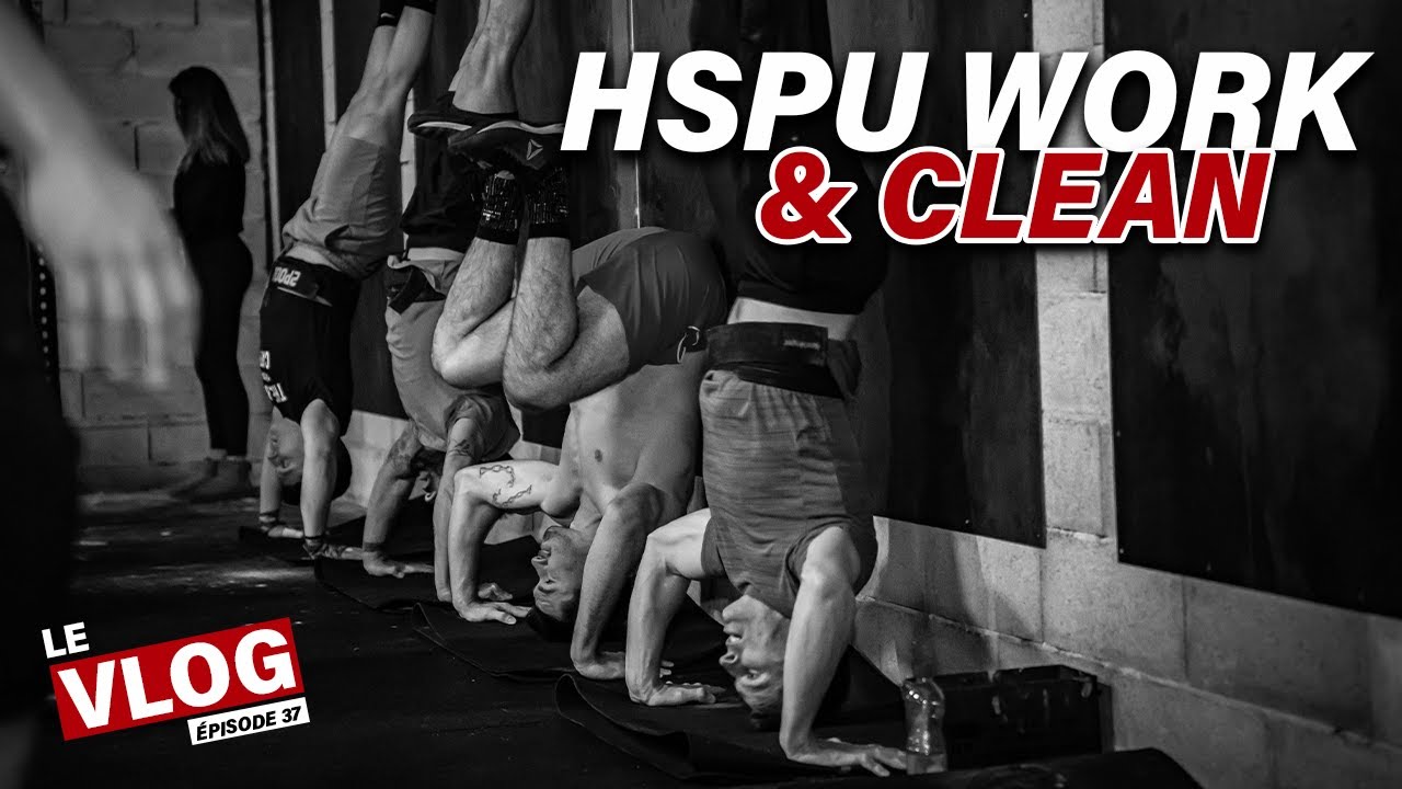 HSPU & GROSSES BARRES DE CLEAN en CrossFit 💦🔥