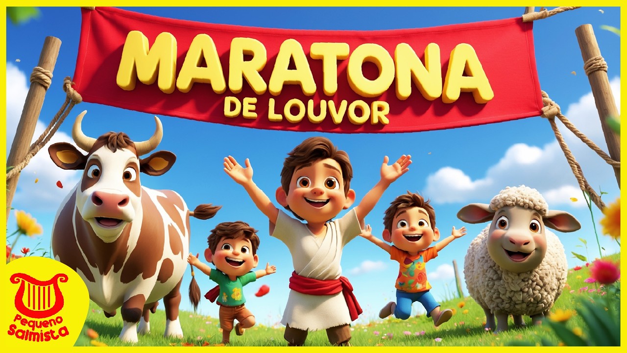 🎉✨MARATONA DA ALEGRIA DE JESUS | Todo Mundo Vai Cantar, Pular e Sorrir!