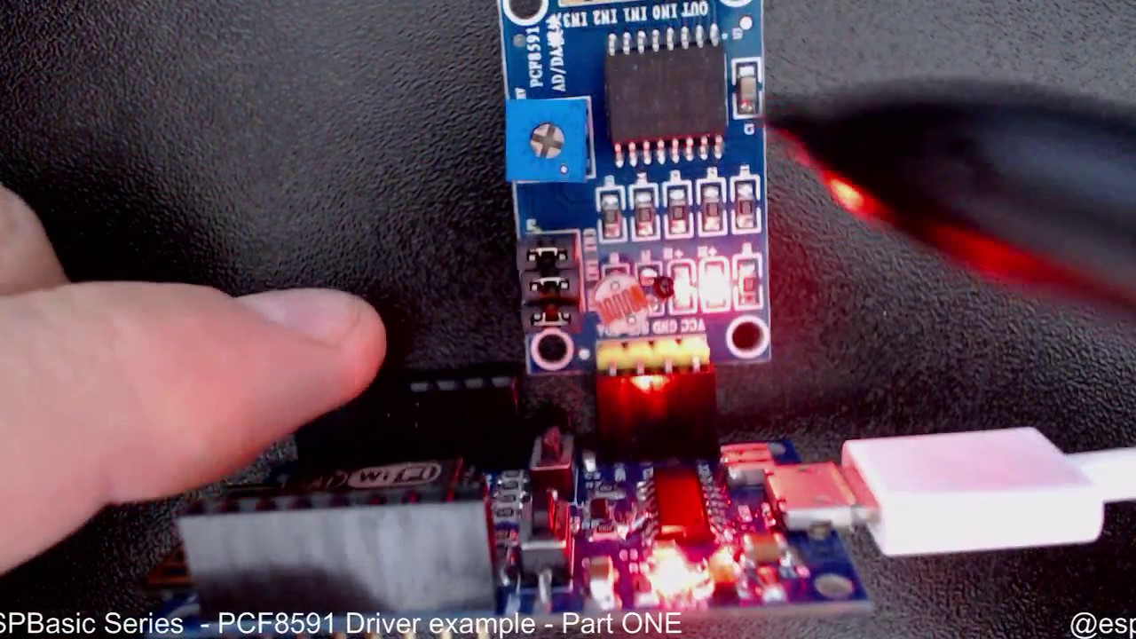 ESP Basic - PCF8591 - Part 1 - DAC Driver Tutorial