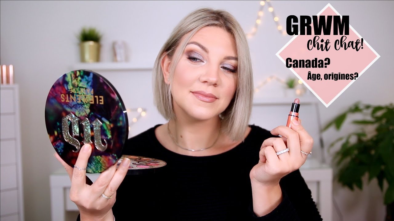 GRWM Chit Chat :  Je teste la Elements Palette de Urban Decay et réponds à vos questions!