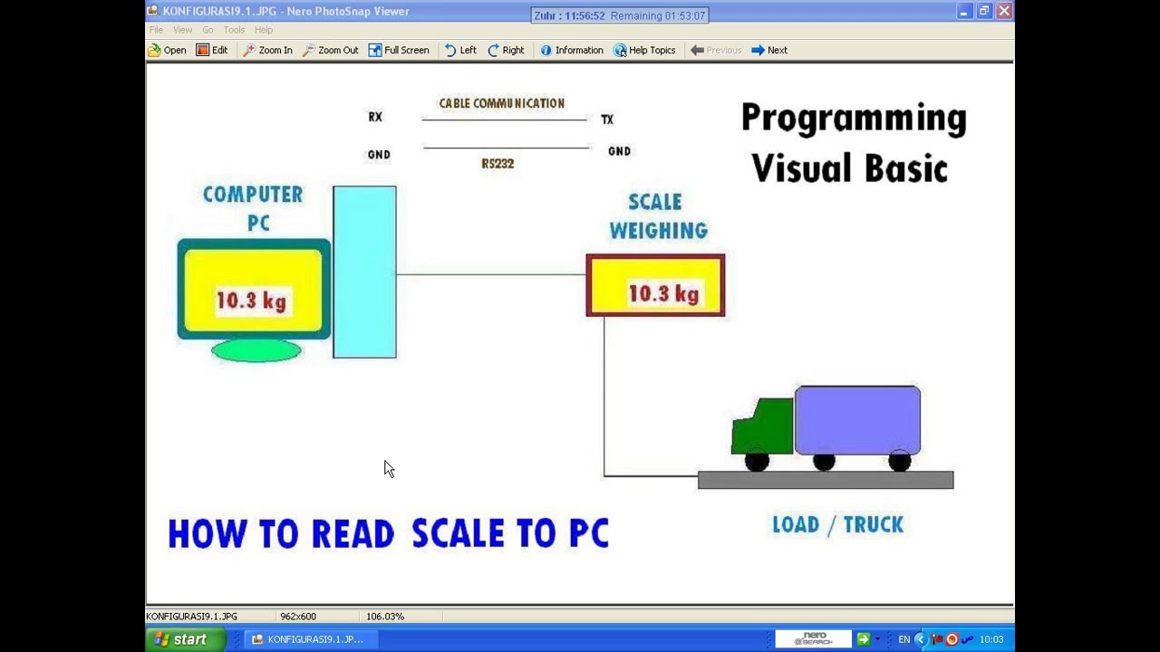 HOW TO READ SCALE OR WEIGHING TO COMPUTER WITH VISUAL BASIC VB6