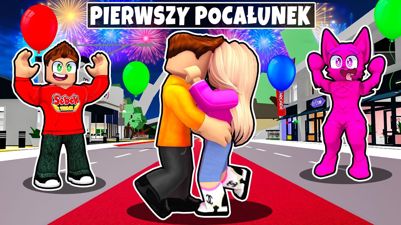 NASZ PIERWSZY POCAŁUNEK SYLWESTROWY na BROOKHAVEN w Roblox!