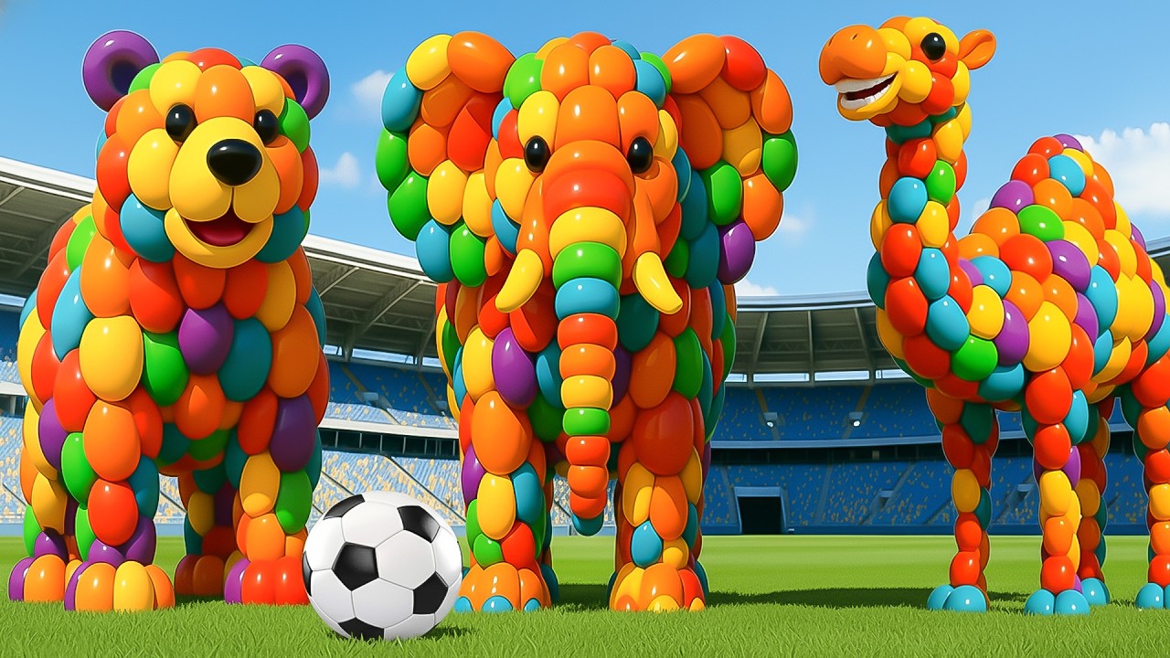 The mascot vibrato assistant bear placed on the football field is popular, co-produced & creative