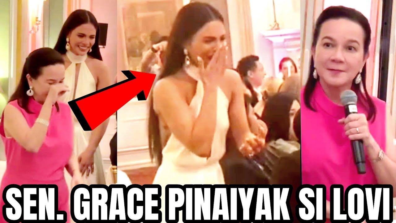 LOVI POE IYAK NG IYAK SA KASAL WEDDING RECEPTION DAHIL SA GINAWA NI SEN. GRACE POE