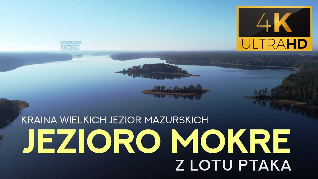 Mazury - Jezioro Mokre, Cierzpięty - STANICA WODNA Ośrodek Sportowo-Turystyczny. Jesień 2021 [4k]