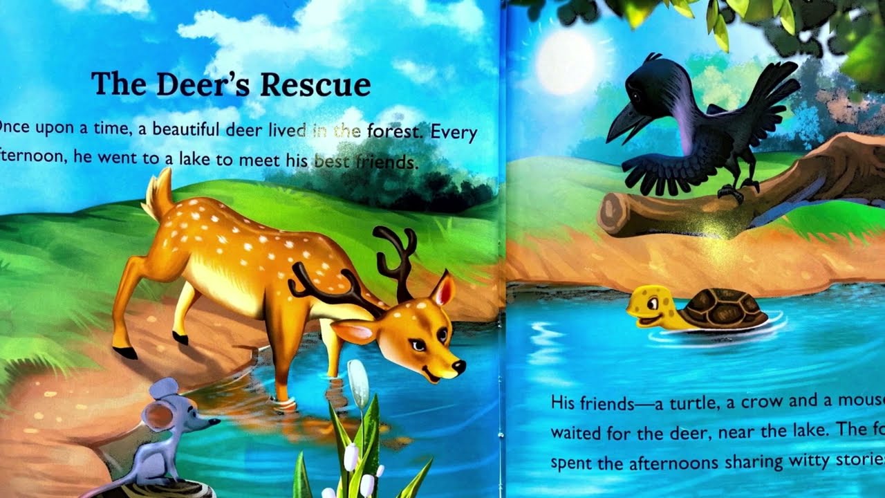 Panchatantra Story: The Deer's Rescue - Lessons of Friendship and Collaboration