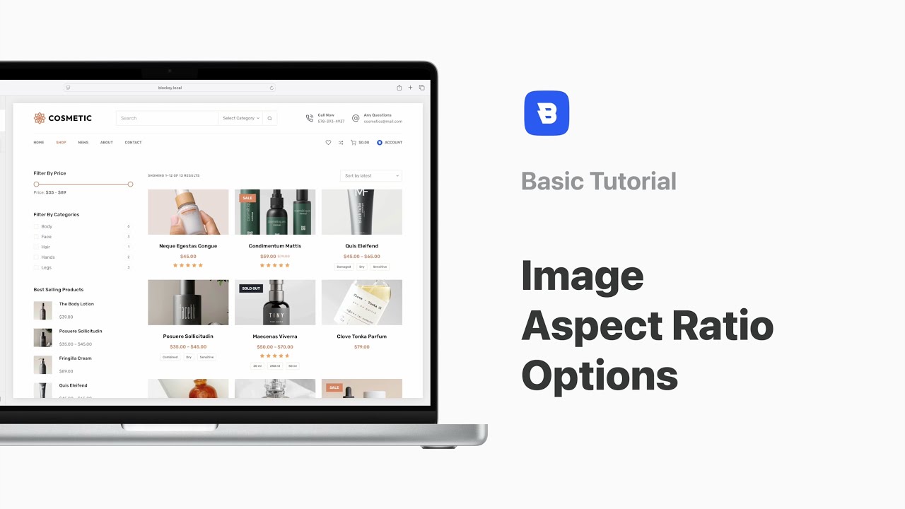 Understanding the Image Aspect Ratio Options | Basic Tutorial | Blocksy 2