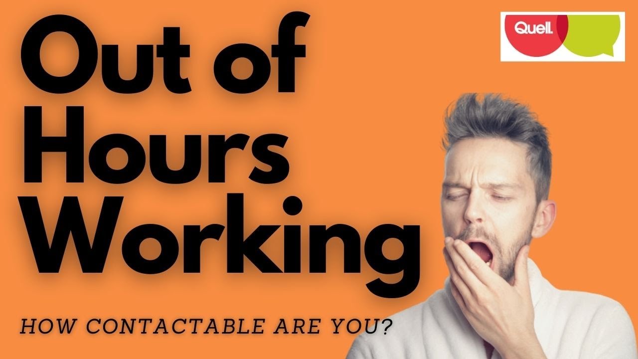 Out of Hours Working - Lone Working